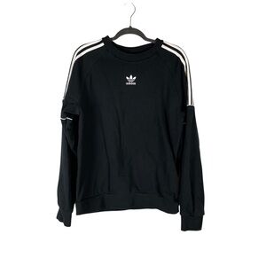 Adidas Originals Black Trefoil Logo Pullover Sweatshirt Men’s Medium